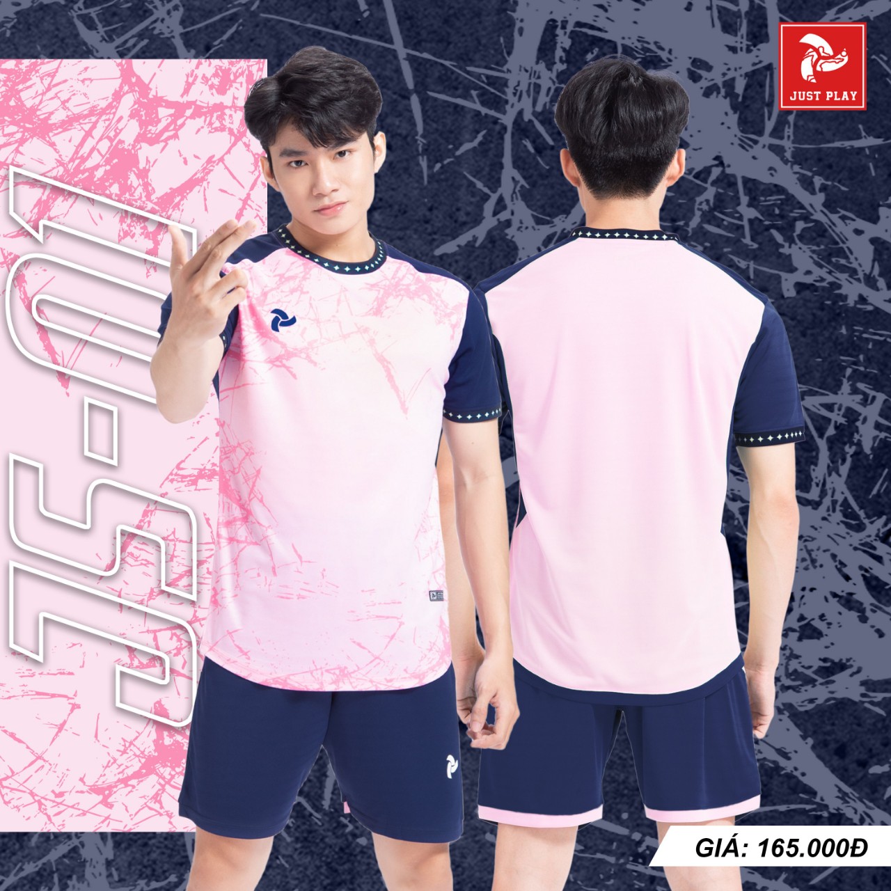Bộ quần áo bóng đá Justplay JS – 01 cao cấp – Màu Hồng (1) Bo quan ao bong da Justplay JS – 01 cao cap – Mau Hong 1