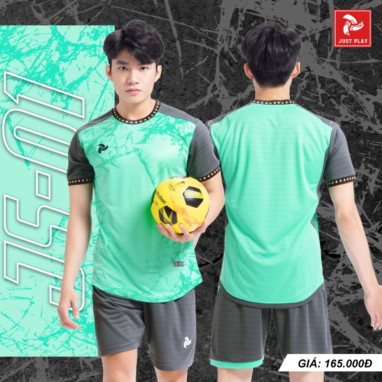 Bộ quần áo bóng đá Justplay JS – 01 cao cấp – Màu Xanh Ngọc (1) Bo quan ao bong da Justplay JS – 01 cao cap – Mau Xanh Ngoc 1