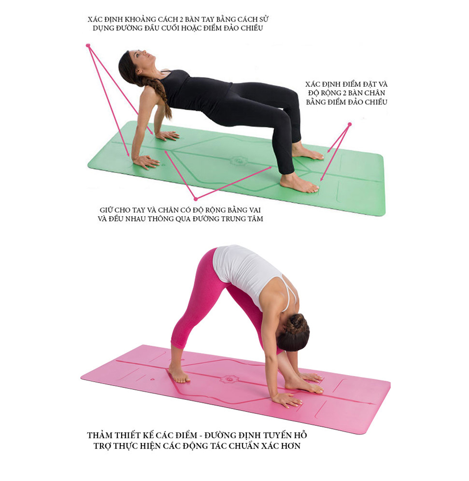 Thảm Yoga định tuyến Liforme tham yoga dinh tuyen liforme 2